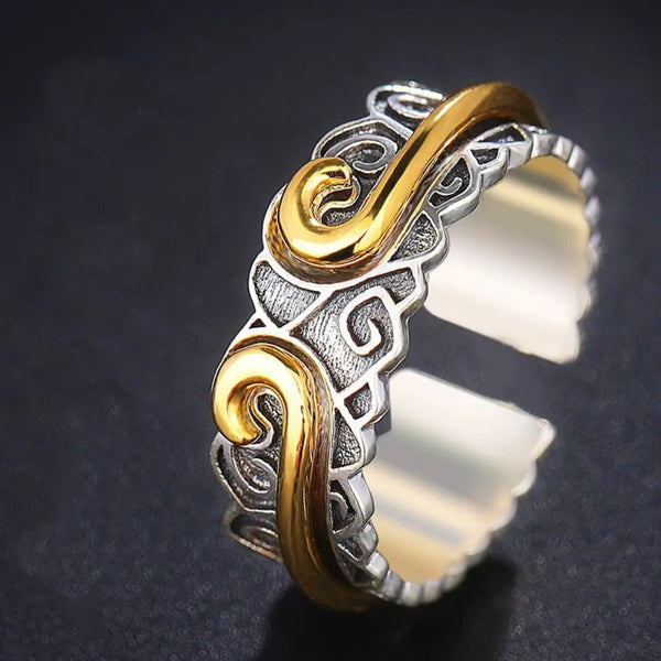 Fashion Retro Sun Wukong Tight Spell Ring Adjustable Lovers Gift Couple Jewelry Monkey King Party Jewelry Accessories for Men